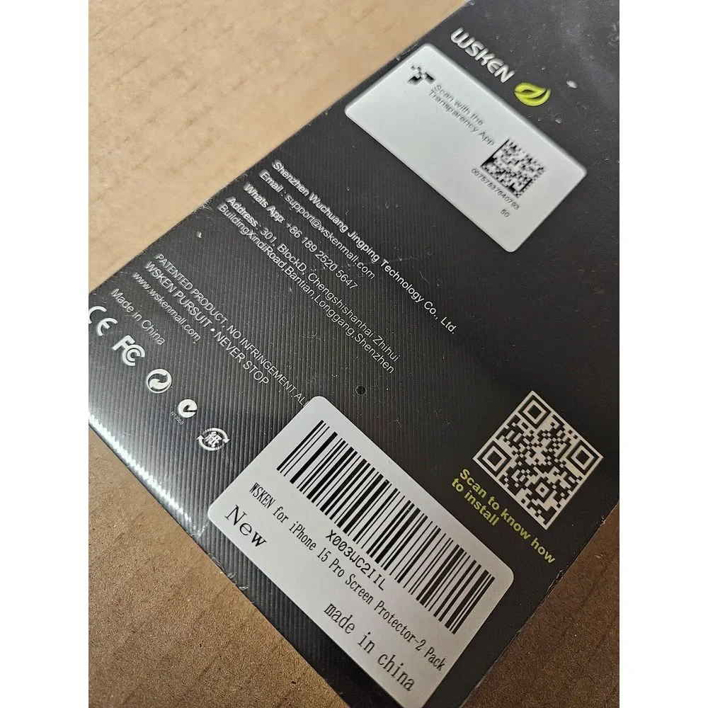 Iphone 15 Pro Two Screen‎ Protectors New